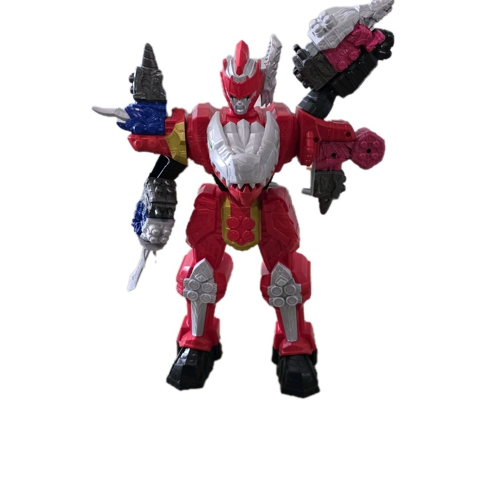 Power Rangers Megazord‎ Dino Fury Zord Link Jumbo Action Figure Mega 20inch Good